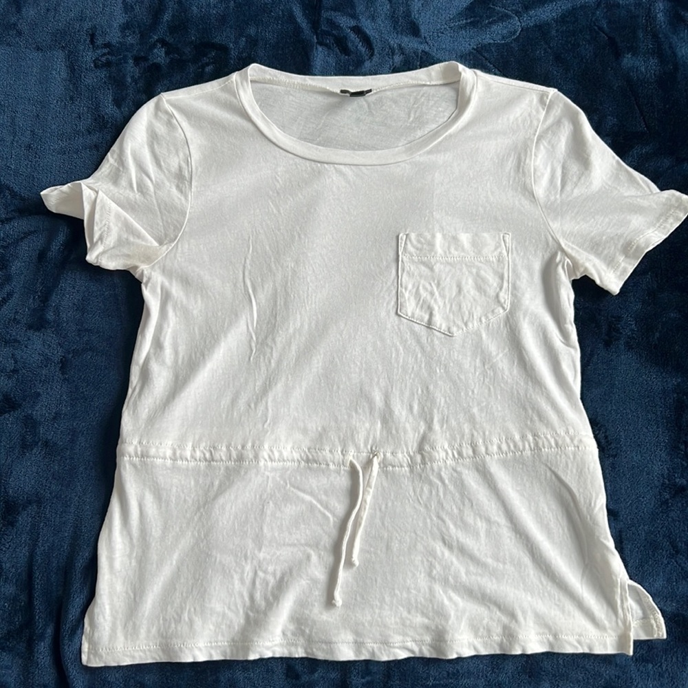 J.CREW DRAWSTRING TSHIRT CS